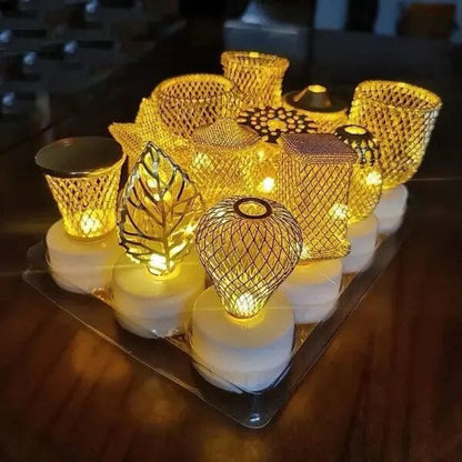 2 Pcs Set Decoration Led Candle Light Night For Home