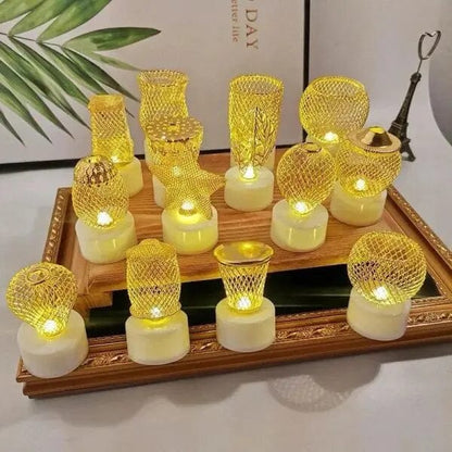 2 Pcs Set Decoration Led Candle Light Night For Home