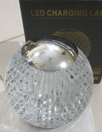 32-Color Crystal Ball LED Table Lamp – Rechargeable