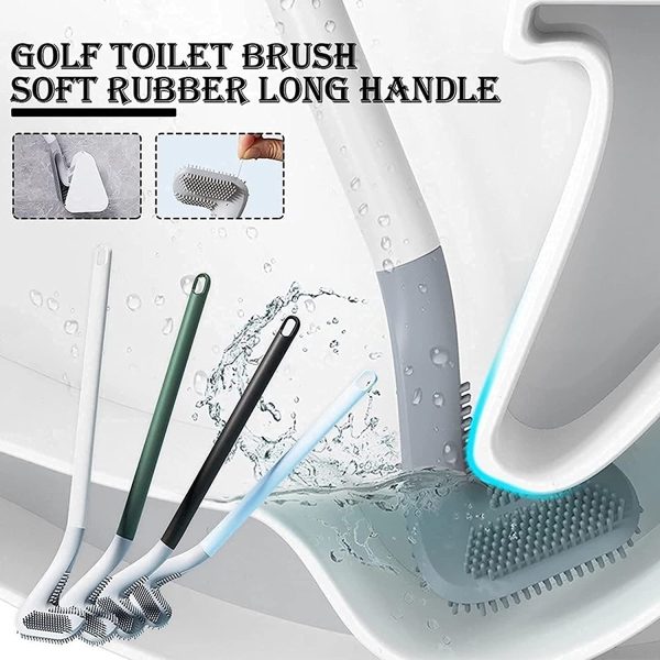 360 Deep Golf Head Brush Toilet Bowl Cleaner Brush,