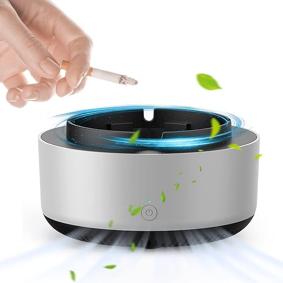 Smokeless Ashtray with Air Purifier – 2-in-1 Electronic Ashtray