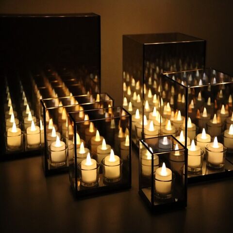 Infinity Reflection Mirror Candle Holder